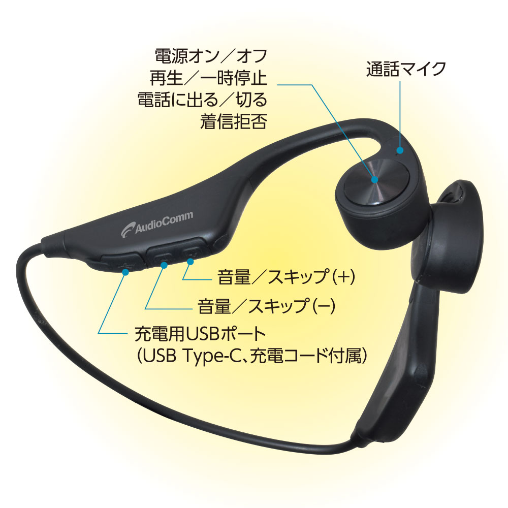 ����Ƴ����ۥ��Bluetooth/USB���� Type-C/�ݸ�����IPX5 ��ʮή����_03-1218_HP-BC70N_OHM�ʥ������ŵ���