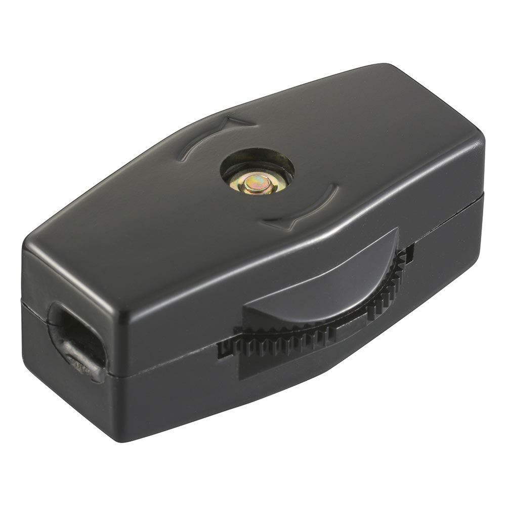 樂天商城 - ロータリースイッチ（300Wまで/平行線専用/3A-250V/ブラック）_09-1841_HS-H03RSW-K_OHM（オーム電機）