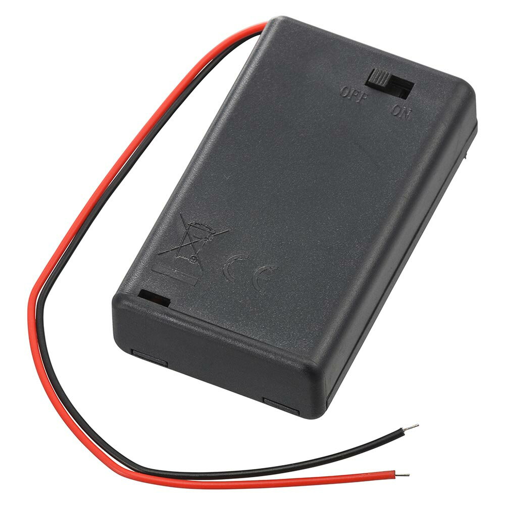 工作・ホビー用 電池ケース（単4×3個用/直列4.5V用/ブラック）_06-4946_KIT-UM4X3 SK_OHM（オーム電機） 2