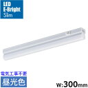 LEDイーブライトスリム ライトバー 300mm 昼光色|LT-FLE300D-HN 06-5102 オーム電機