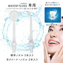 Iberis コードレスウォーターフロス(HB-CA13-W)専用 交換ノズルセット|HB-CAH13 00-8348 オーム電機 OHM