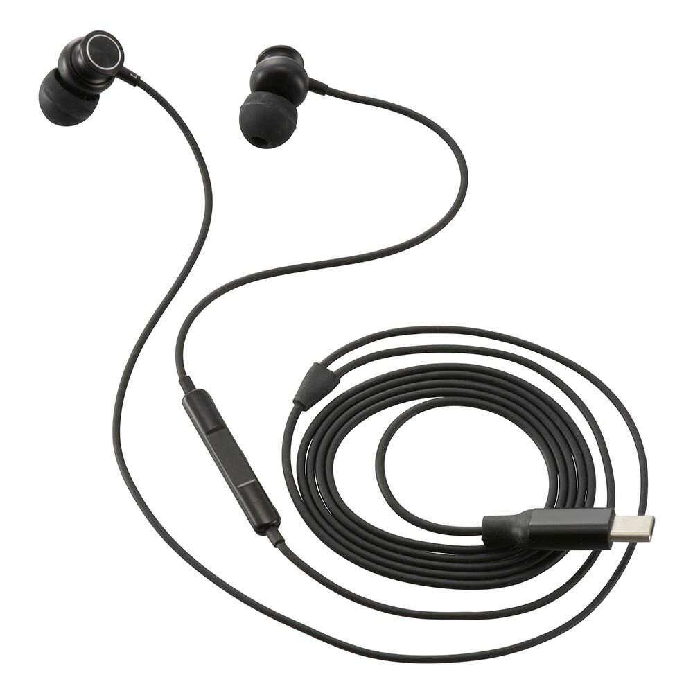 特長 ●カナル型●ボリュームコントロール機能付き●高音質の音声を再生●DAC（デジタル音声信号をアナログ音声信号に変換する）機能搭載 商品仕様 ●接続端子：USB Type-C●ケーブル長：1.2m 【ご注意】 ※USB Type-Cアナログ出力は非対応メーカー取寄品