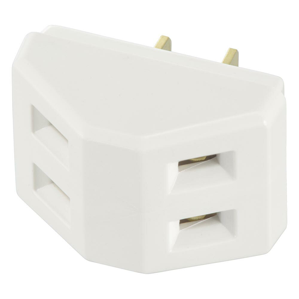 樂天商城 - 2口タップ（1500Wまで/15A-125V/ホワイト）_06-5383_HS-H32/W_OHM（オーム電機）