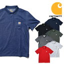 CARHARTT/カーハート crhtt-k570 CONTRACTOT 039 S WORK POCKET POLO SHIRT / コントラクターワークポケットポロシャツ -全7色- RELAXED FIT ワークウェア STAIN BREAKER 6オンス メンズ レディース 大きいサイズ ゆったり 半袖 Tシャツ 襟 crhtt-k570