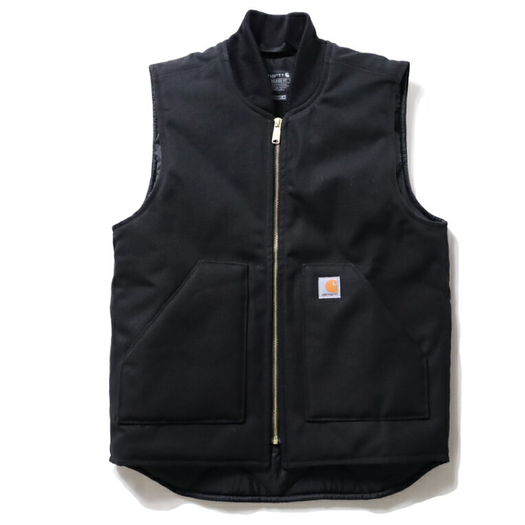 Carhartt ネイビー ジップアップベスト Carhartt(カーハート) / ベスト/XS/コットン/ネイビー/紺色/無地
