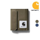 CARHARTT/カーハート CRHTT0239 WATER REPEL FOLD OVER WALLET / 撥水 オーバー ウォレット -全2色- 海外サイズ 財布 メンズ レディース ポリウレタン ロゴ カード ポケット お札入れ 磁石 反射 ステッチ スマート 