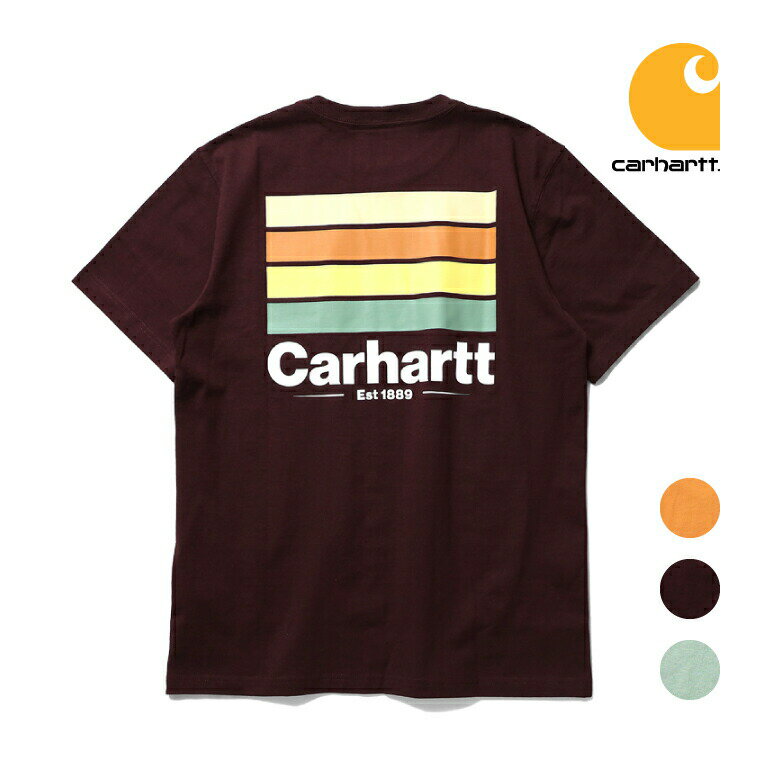 CARHARTT / カーハート CRHTT105713 RELAXED FIT HEAVYWEIGHT SHORT-SLEEVE POCKET LINE GRAPHIC T-SHIRT / リラックスフィット ヘビーウェイト ショートスリーブ ポケットライン グラフィックTeeシャツ -全3色- プリントT メンズ レディース オーバーサイズ 