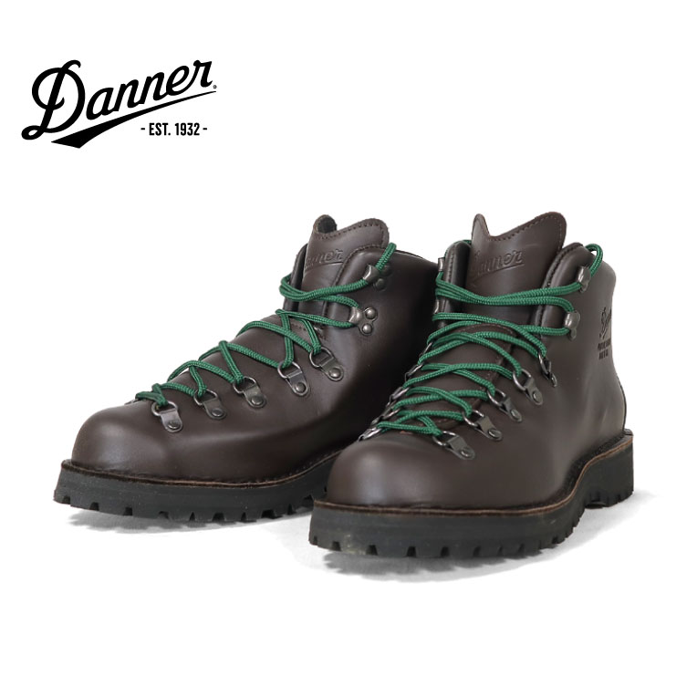 『DANNER / ダナー』 dnnr308 MOUNTAIN LIGHT 2 / マウンテンライト2 -BROWN- Dワイズ/フルグレインレザー/ゴアテックス/クレッターリフト/アウトドア/ロゴ/ブーツ/厚底/ステッチ/防水/定番/海外限定 [dnnr308]