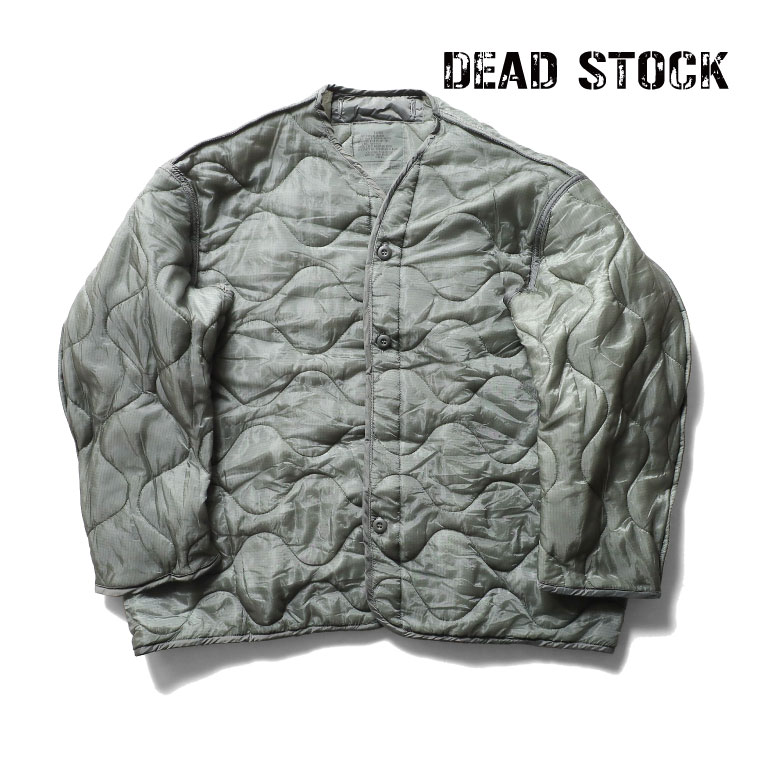 DEAD STOCK / デッドストック UD284 GI M-65 FIELD JACKET LINER / フィールドジャケットライナー -全1色- キルティング 中綿 軍放出品 MILITARY ミリタリー アウター 羽織り 大きいサイズ ボタン留め