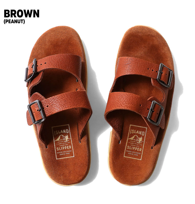 ��ISLAND SLIPPER/�������ɥ���åѡ�IS-P404BH BUCKLE SANDAL / �Хå��륵����� -��2��- / �� / �쥶�� / ���������� / �ϥ�ɥᥤ�� / ��С� / �ϥ磻 / ����ꥫ / HAWAII / USA / [IS-P404BH]
