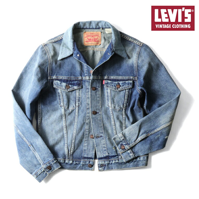 LEVI'S VINTAGE CLOTHING / リーバイス ヴィンテージ クロージング B-70505 TWO POCKET DENIM TRUCKER JACKET / 2ポケット デニム トラッカージャケット -全1色- TYPE3 3rd 1967 メンズ LVC 加工 ワークウェア XX サード タイプ3 カジュアル アメカジ 0217 [B-70505]