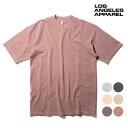 LOS ANGELES APPAREL / ロサンゼルスアパレル L-1801GDPG S/S Pigment Crew Neck 6.5oz / ピグメントク...