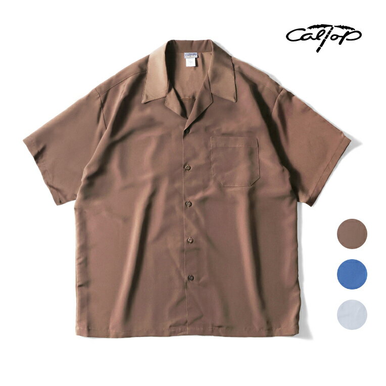 CALTOP / キャルトップ CLTP3003 SOLID S/S SHIRT / ソリッドショートスリーブシャツ -全3色- メンズ ..