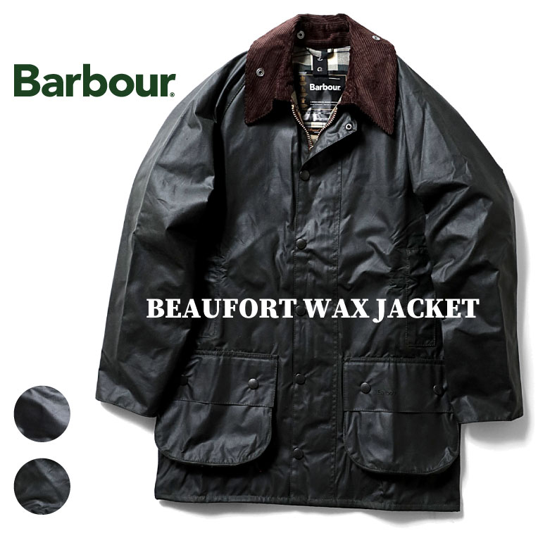 BARBOUR / バブアー MWX0017 BEAUFORT WAX JACKET / ビューフォートワックスコーティングジャケット -全2色- ハンティングジャケット コーデュロイ ゲームポケット イングランド チェック アウ…