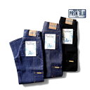 PRISON BLUES / プリズンブルース PRBS191 WORK JEAN 7-POCKET / ワークデニムジーンズ 7ポケット -全3色- USA アメリカ DENIM ギャランティチケット メンズ メタルボタン リベット ポケット ネームタグ ワークパンツ 洗い リンスド ワイド リラックスフィット PRBS191