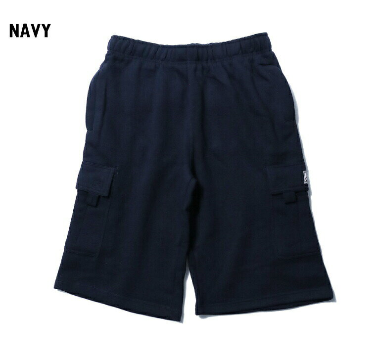 PROCLUB/プロクラブ PCB167 MEN's FLEECE CARGO SHORT / メンズ フリース カーゴショーツ -全4色- カーゴパンツ カーゴポケット ワンポイント ロゴ パッチ スポーツ 保温性 メンズ 大きいサイズ スウェット 7分丈[PCB167] 3
