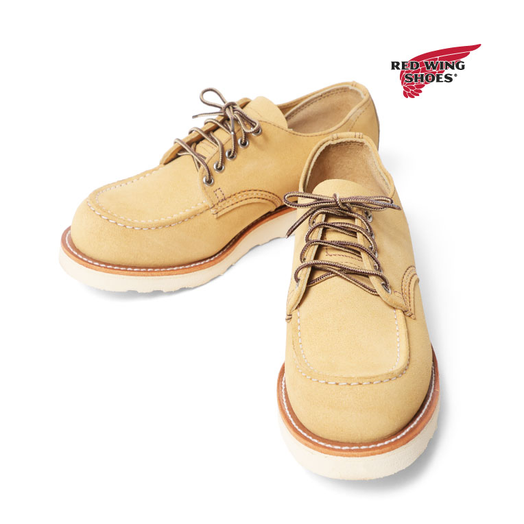 RED WING / レッドウィング RW8079 SHOP MOC OXFORD / ショップモックオックスフォード -全1色- レザーシューズ ワークシューズ スエード スウェード ローカット レースアップ アメカジ [RW8079]