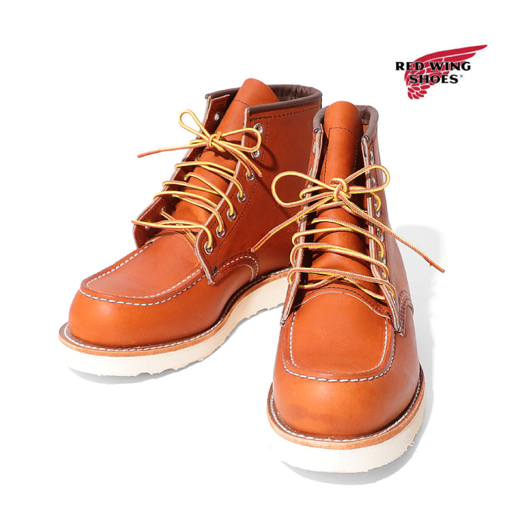 RED WING / レッドウィング RW875 6-INCH CLASSICS MOC,ORO LEGACY / 6インチ クラシックモック オロレガシー -全1色- レースアップ ショートブーツ ブーツ カジュアル アイリッシュセッター オイルドレザー RW875