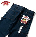 ROUND HOUSE/ラウンドハウス 17RH101　5POCKET CARPENTER DUNGAREE JEANS / 5ポケット カーペンターパンツ -デニム- アメリカ製 made in USA アメカジ ワーク ダンガリー ぺインターパンツ 14oz メンズ 大きいサイズ ジッパーフライ [17RH101]