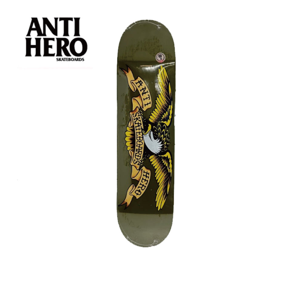 ANTIHERO スケートボード デッキ 8.06インチ【 CLASSIC EAGLE 8.06 】 スケボー アンチヒーロー アンタイヒーロー SKATEBOARD