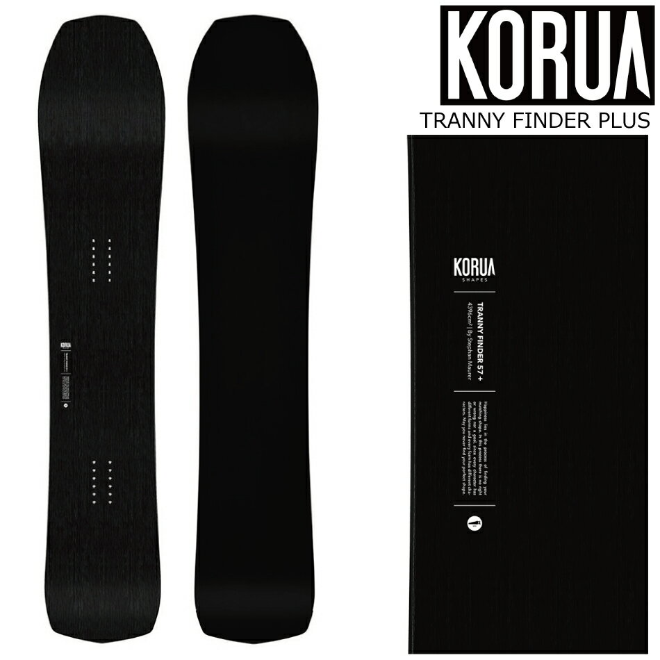 予約商品 特典あり 24-25 KORUA Shapes TRANSITION FINDER + Plus コルア トランジションフィンダー プラス フロートキャンバー パウダー 25Snow