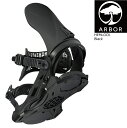 23-24 ARBOR HEMLOCK Black アーバー ヘムロック ブラックメンズ ビンディング hemlock snowboard bindings いぐっちゃん WRX RICE28 スノーボード 板