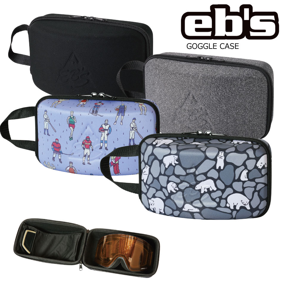 24 EB'S GOGGLE CASE エビス ゴーグルケース セミハードケース シングル