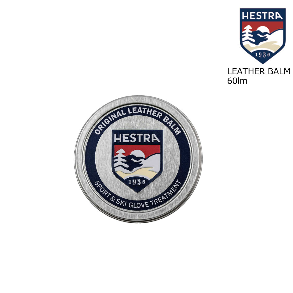 23-24 HESTRA 91871 LEATHER BALM 60ml ヘストラ ポケットサイズ レザーバーム レザー用メンテナンスク..