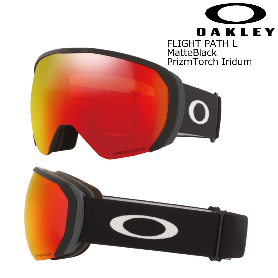 23-24 OAKLEY Goggle FLIGHTPATH L MatteBlack / PrizmTorch Iridum オークリー ゴーグル フライトパス ラージ