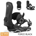 予約商品 特典あり 24-25 UNION FORCE Black ユニオン フォース ブラック メンズ レディース ビンディング スノーボード スノボ オールマウンテン 25Snow