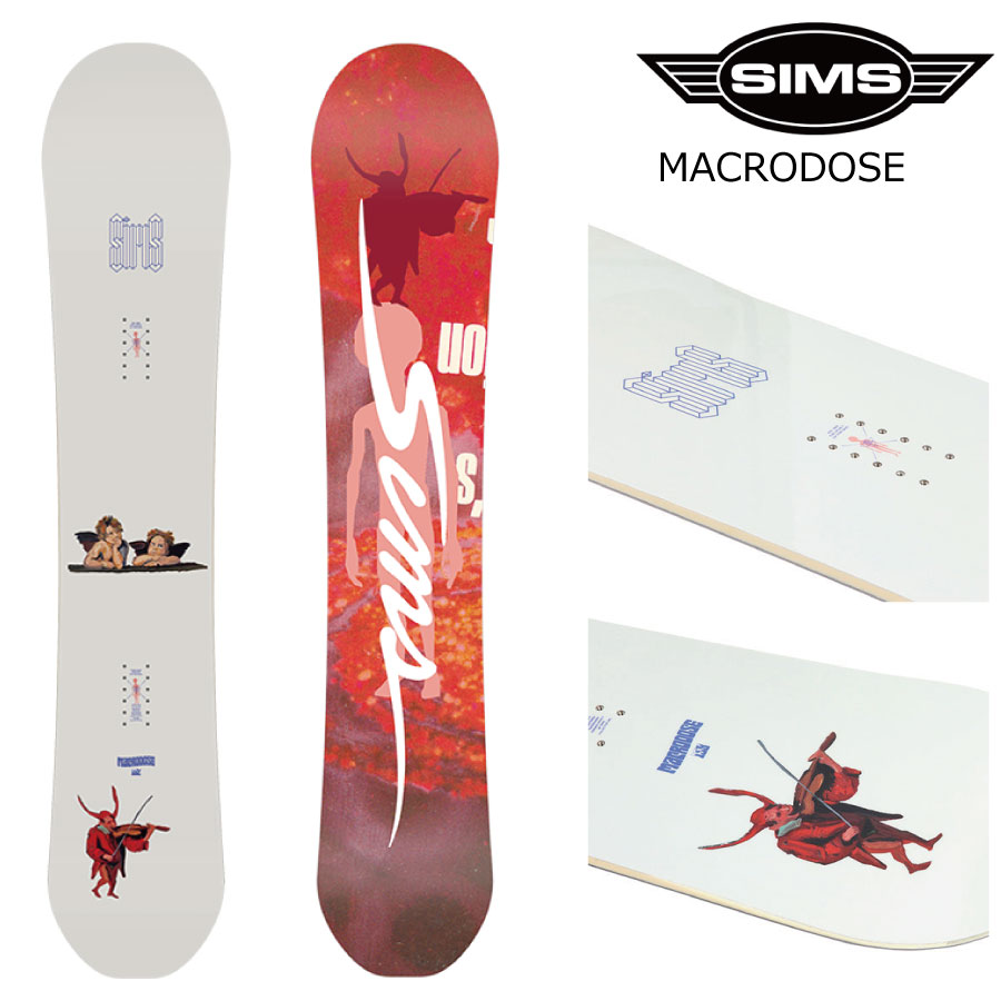シムス スノーボード マイクロドーズ 24-25 SIMS MACRODOSE 特典あり オールマウンテン パウダー カービング 24Snow 正規品 スノーボード 板
