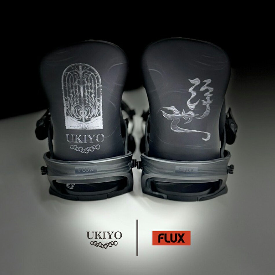 ウキヨ ビンディング フラックス エスアール UKIYO x FLUX SR 24-25 予約商品 特典あり S M メンズ レディース ビンディング サーフライド グラトリ スノボー