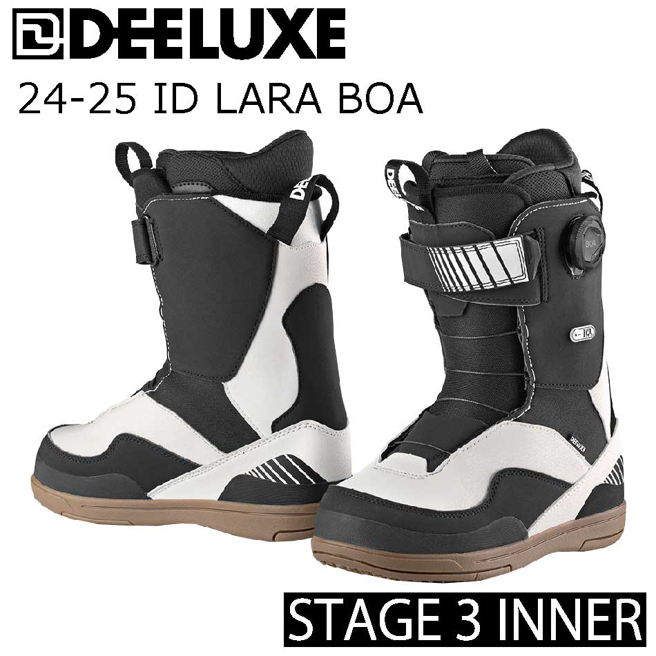 予約商品 特典あり 24-25 DEELUXE ID LARA BOA Badger ディーラックス アイディー バジャー STAGE3 サーモインナー 熱成形 サーモインナー レディース