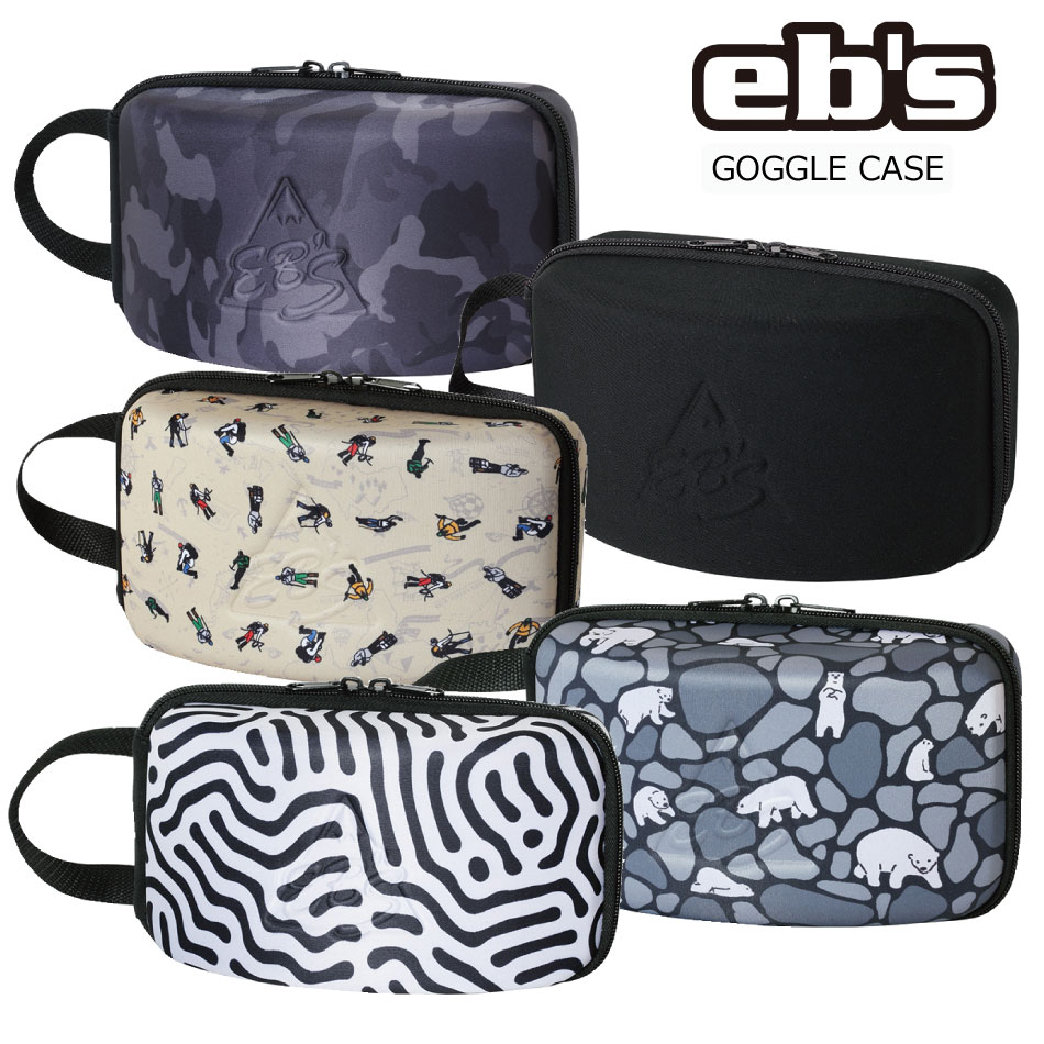 予約商品 24-25 EB'S GOGGLE CASE エビス ゴーグルケース セミハードケース シングル スノーボード ボード スノボ