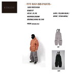 予約商品 特典あり 24-25 NOMADIK 777 RAY BIB Pant ノマディック スリーセブンスノーウエア パンツ ボードウエア スノボ 國母 和宏 工藤 洸平 25Snow