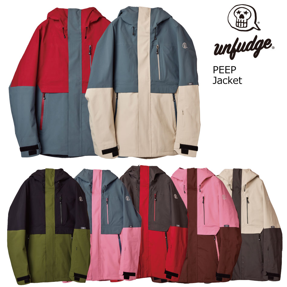 予約商品 特典あり 24-25 UN Unfudge PEEP Jacket アンファッジ ピープ ジャケット ボードウエア スノボウエア 太田宜孝 ヨッシー 25Snow