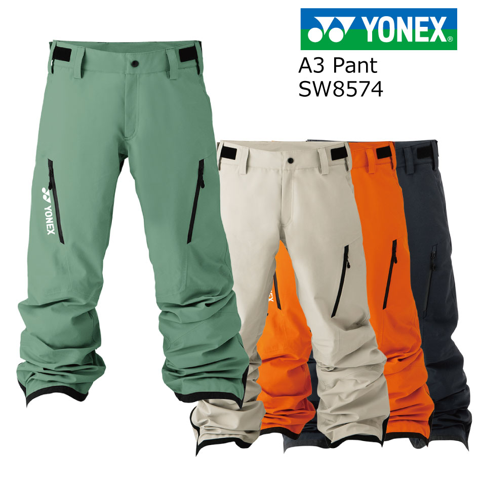 予約商品 特典あり 24-25 YONEX ヨネックス A3 Pant SW8574 パンツ スノーボードウエア メンズ レディース 耐水圧30000mm ヒートカプセル スノボ