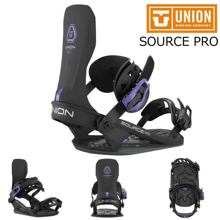 25-26 ユニオン ビンディング ソース プロ ブラック UNION SOURCE PRO Black 特典あり スノーボード スノボ オールマウンテン 26Snow
