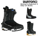 25-26 バートン ウーマンズ ステップオンブーツ ハイショット エックス ワイド ブラック BURTON Women's Highshot X Step O...