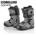 25-26 ディーラックス ボードブーツ S4 デーモン プロ マーキュリーグレイ DEELUXE DEEMON PRO MercryGrey ステージ4 特典...