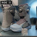 25-26 ライド ボードブーツ ナインティーツー ダブルボア ブラック RIDE THE 92 Black 特典あり ミシュランソール ミディアムフレックス ...