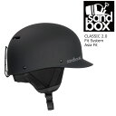 25-26 サンドボックス クラシック スノー ブラック 2.0 SANDBOX Helmet Classic 2.0 SNOW Black (Matte) ア...