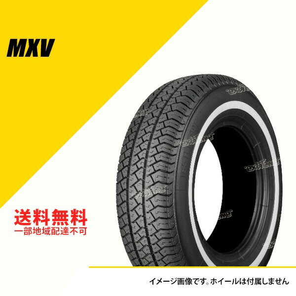 185HR14 90H TL ミシュラン MXV FB ホワイトウォール 20mm クラシックカータイヤ MICHELIN CLASSIC MXV 185HR14 185R14 185-14 [850669]