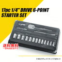 Snap-on (スナップオン) 工具セット 1/4SQ ラチェット ソケット 17PCS 117TMM