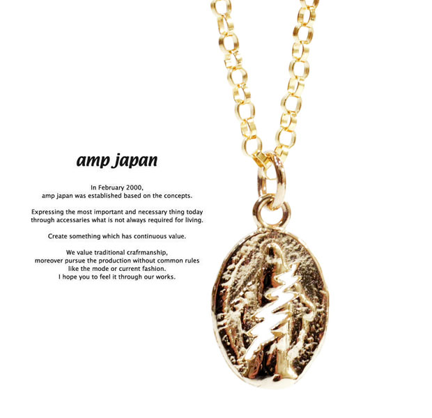 楽天EXTREMEアンプジャパン amp japan 13AH-291 K10 Gold Dead Lightning Necklace AMP JAPAN マリア ネックレス メンズ レディース