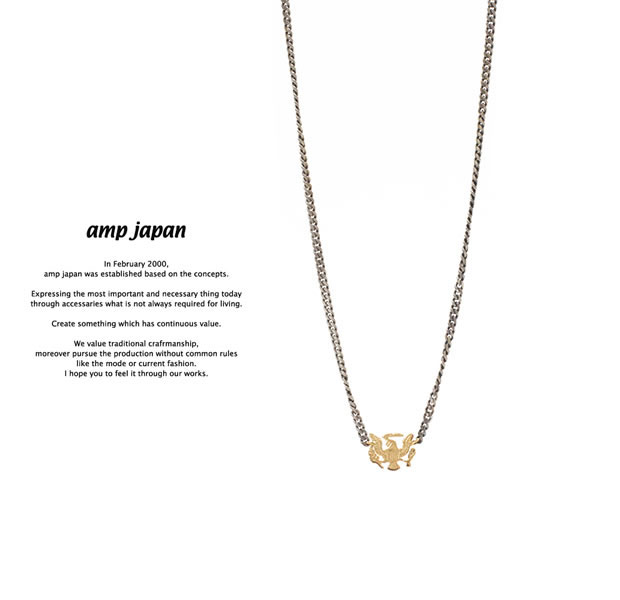 楽天EXTREMEアンプジャパン amp japan 11AH-809 K10 Gold eagle necklace AMP JAPAN シルバー ゴールド イーグル ネックレス メンズ レディース