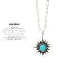 AvWp amp japan 16AC-120 Sunburst NecklaceAMP JAPAN silver sun turquoise necklace Vo[ z ^[RCY lbNX Y fB[X