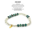 アンプジャパン amp japan 15AHK-440 Metal Beads ＆ Turquoise -Short- AMP JAPAN ターコイズ ブレスレット メンズ レディース