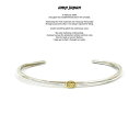 amp japan AvWp 15AO-341 Hammered Bangle -Brass Trip Smile-AMP JAPAN Silver Vo[ Brass ^J X}C oO Y fB[X