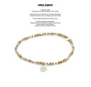 amp japan AvWp 17AHK-430 Seed Beads Bracelet & AnkletAMP JAPAN Brass ^J Silver Vo[ r[Y uXbg ANbg Y fB[X